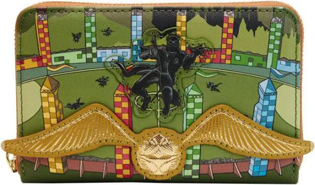 Main image of Loungefly Harry Potter Golden Snitch Zip Around Wallet