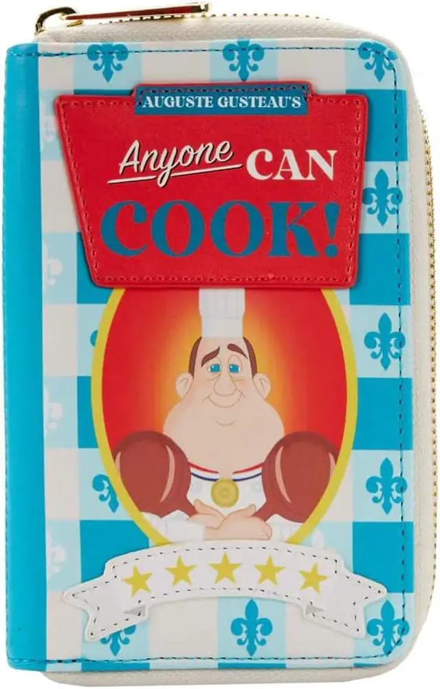 Main image of Loungefly Disney Pixar Ratatouille 15th Anniversary Cook Book Zip Around Wallet