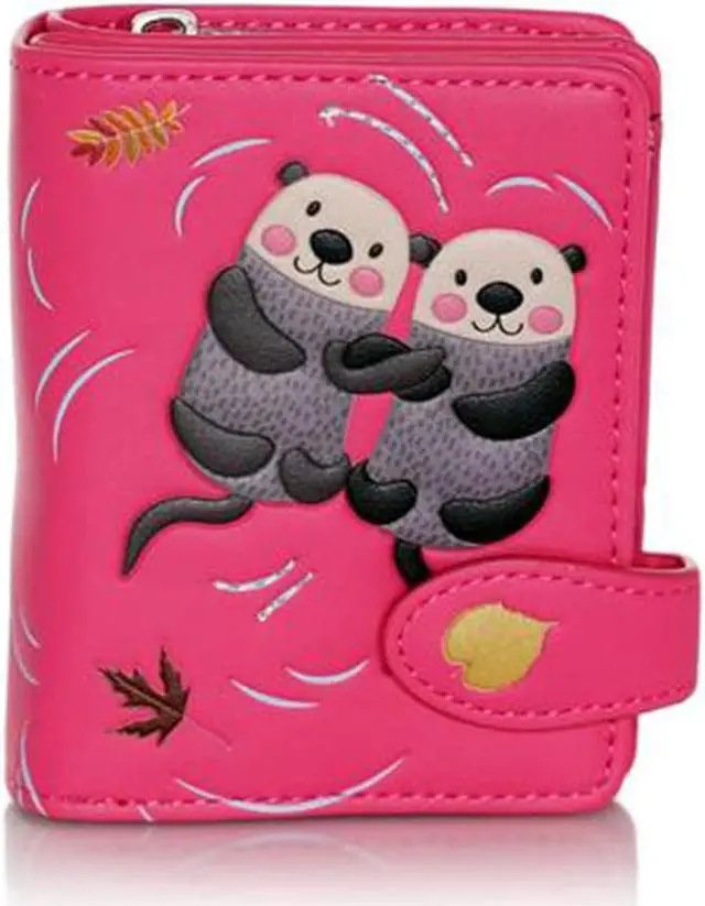 Main image of Shagwear Fuchsia Otters Small Wallet