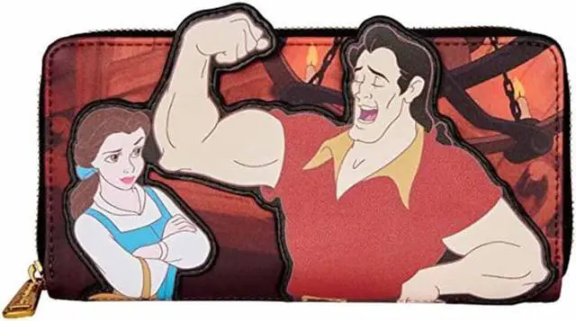 Main image of Loungefly Disney Villains Scene Gaston Zip Around Wallet
