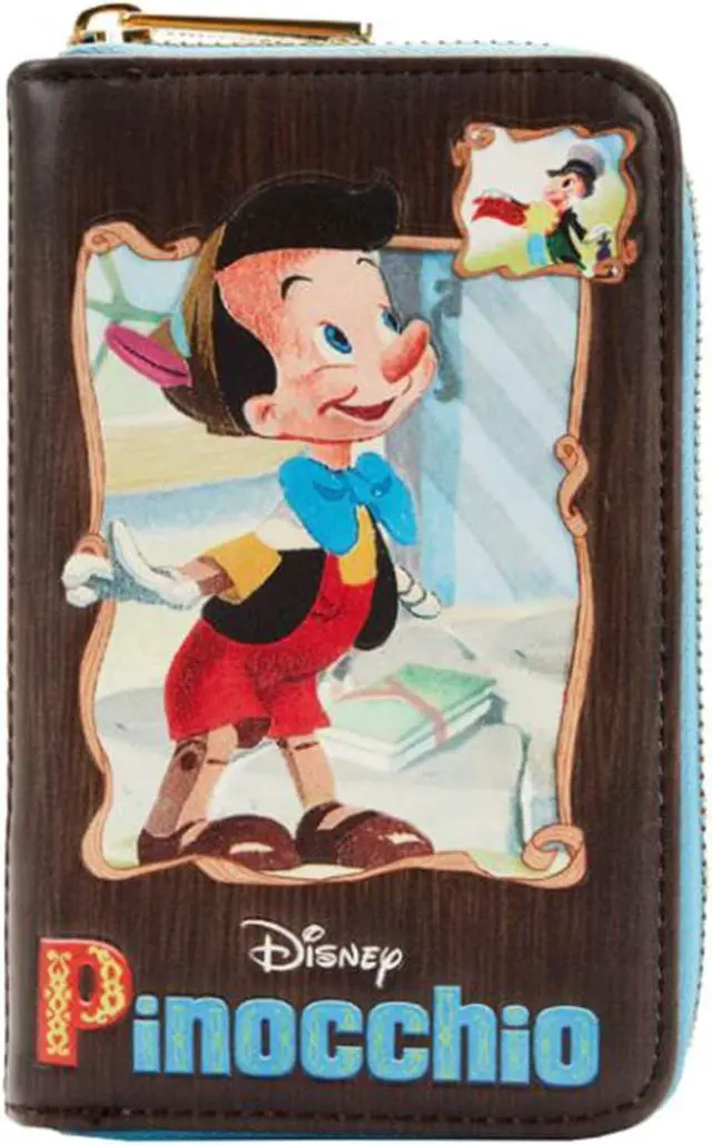 Main image of Loungefly Disney Pinocchio Book Zip Around Wallet