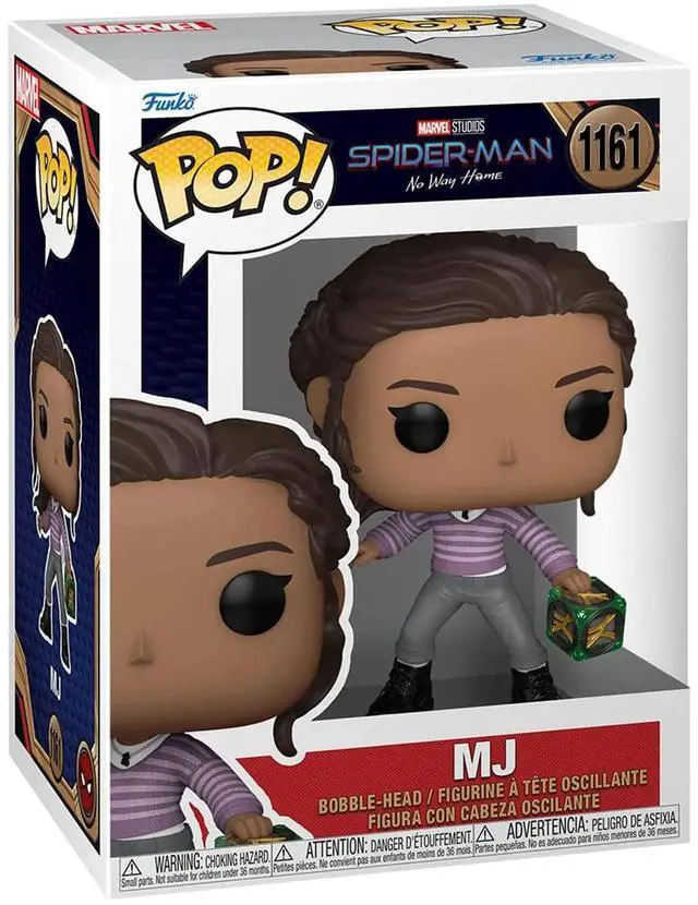 Main image of Funko Marvel Spider-Man No Way Home POP MJ Vinyl Figure