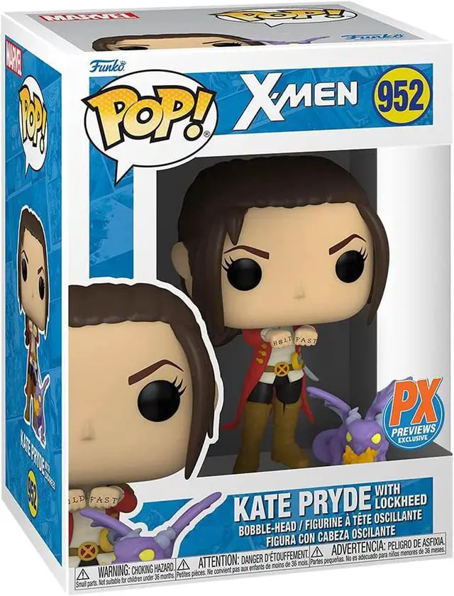 Main image of Funko Marvel PX Exclusive POP Kate Pryde With Lockheed Vinyl Figure