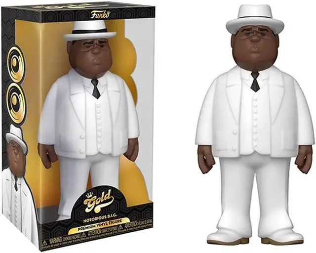 Main image of Funko Gold Notorious B.I.G. Biggie Smalls White Suit 12 Inch Vinyl Figure