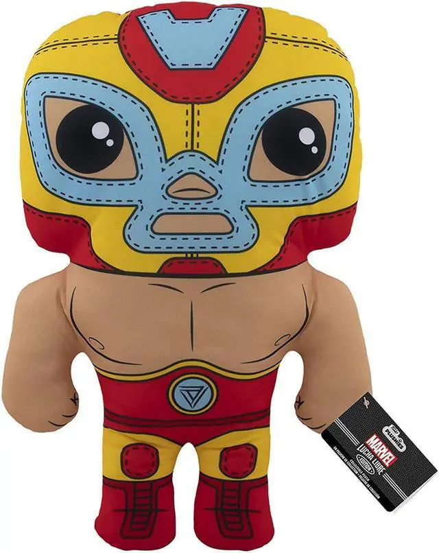 Main image of Funko Marvel Luchadores Iron Man 17 Inch Plush Figure
