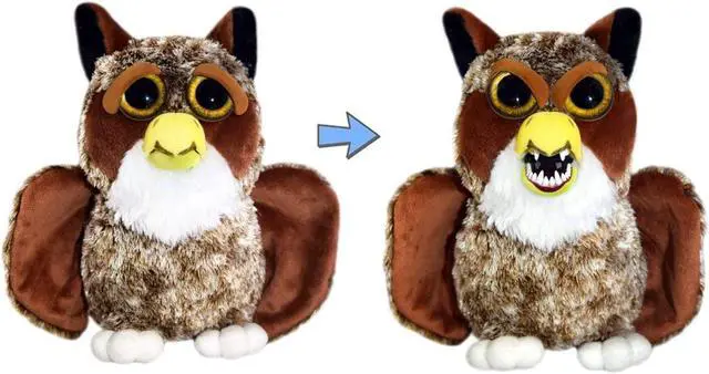 Main image of Feisty Pets Dastardly Daniel Great Horned Owl Plush Figure