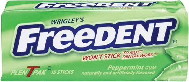Wrigley's Freedent Peppermint Plen T Pak Gum