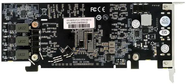 Alt view image 7 of 7 - Srhonyra GTX 1060 3GB Low Profile Graphics Card GDDR5 PCIe 3.0 X16 192 Bits SFF GPU HDMI DisplayPort Dual Displays for Compact PC Case