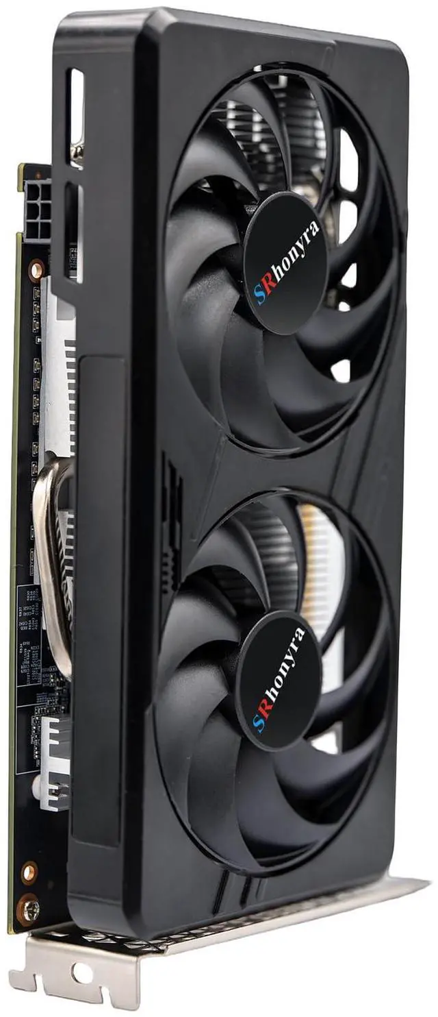 Alt view image 2 of 7 - SRhonyra GTX 1060 3GB Graphics Card 192 Bits GDDR5 PCIe 3.0 x16 Slot 6-Pin PCIe Cable Connector for Gaming Desktop PC Dual Slot Width 2*DP, 1*HDMIDisplay Ports