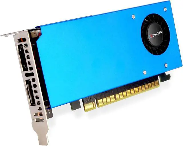 Alt view image 2 of 7 - SRhonyra GeForce GTX 1650 2 HDMI Dual-Monitors graphics Card 4GB GDDR5 128Bit  Low Profile Graphics Card SFF GPU PCI Express 3.0 16X