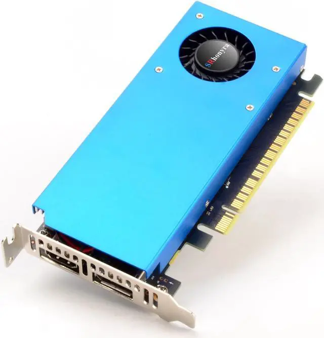 Alt view image 3 of 7 - SRhonyra GeForce GTX1050 2G GDDR5 low profile video card  PCI Express 3.0 16X
 HDMI DP port gtx 1050 low profile graphics card lp GPU