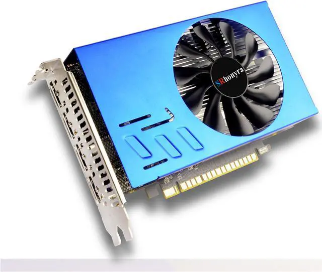 Main image of SRhonyra GeForce GTX 1050Ti 4 monitors Video Card 4HDMI Multi-Monitors Graphics Card 4GB GDDR5 128bit  for splicing large screen/ stock trading/ CCTV Survalance / projector fusion  gtx1050ti