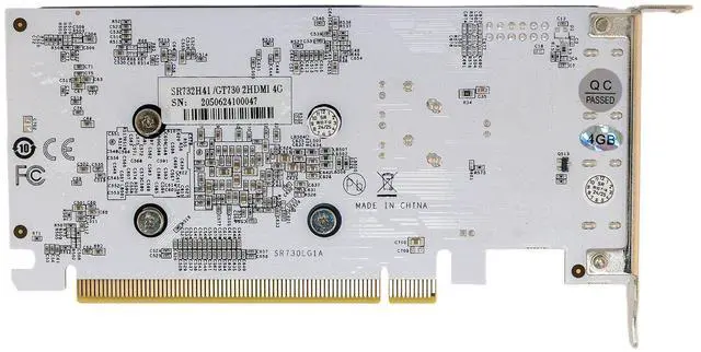Alt view image 7 of 7 - SRhonyra GT 730 4GB low profile graphics card 128 Bit DDR3,  2×HDMI dual monitors video card, single slot  PCIe X16 2.0, Compatible DirectX 11 OpenGL 4.2 for SFF PC 2U chassis