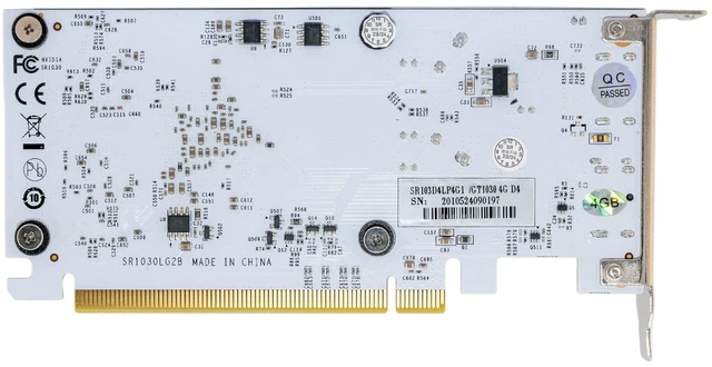 Alt view image 7 of 7 - SRhonyra GT 1030 4GB Low Profile Graphics Card, GDDR4, 64-Bit,PCI-e 3.0 x16, Support DirectX 12 ,OpenGL 4.5,HDCP 2.2