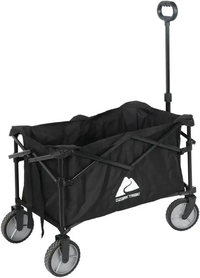 Alt view image 5 of 7 - Ozark Trail Multi-Purpose Big Bucket Cart, Black Wagon