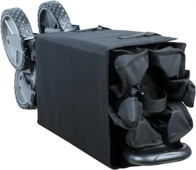 Alt view image 4 of 7 - Ozark Trail Multi-Purpose Big Bucket Cart, Black Wagon