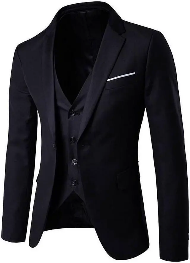 Main image of Men's Suits Sets(3 pieces)slim fit one button