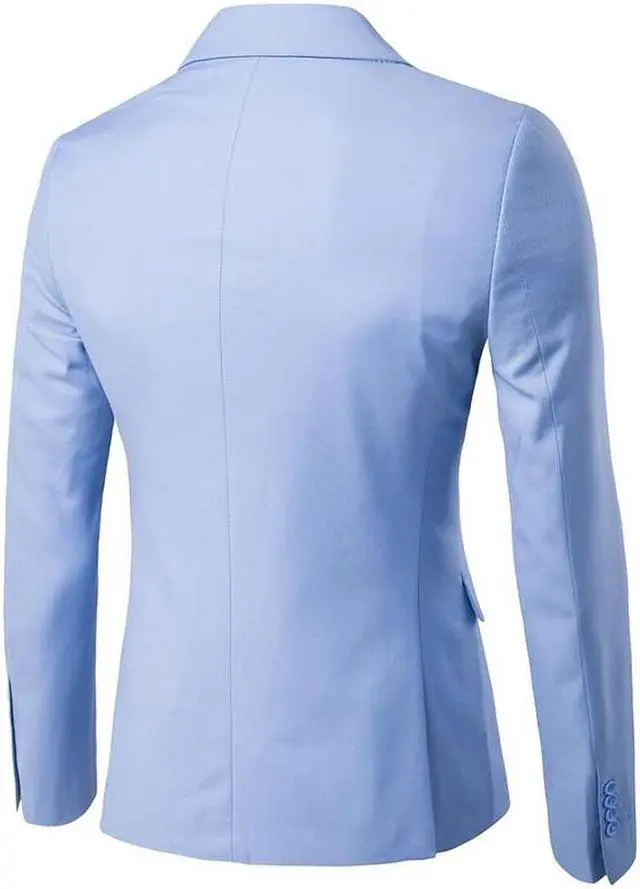 Alt view image 4 of 6 - Men's Suits Sets(3 pieces)slim fit one button