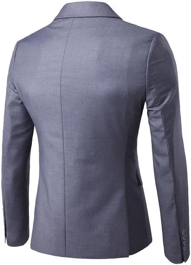 Alt view image 4 of 4 - Men's Suits Sets(3 pieces)slim fit one button