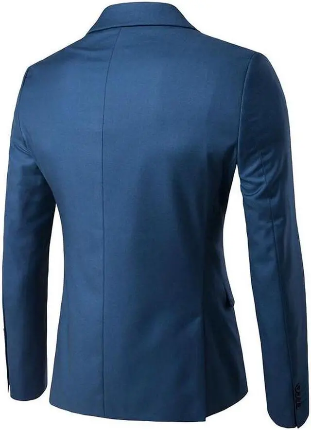 Alt view image 4 of 6 - Men's Suits Sets(3 pieces)slim fit one button