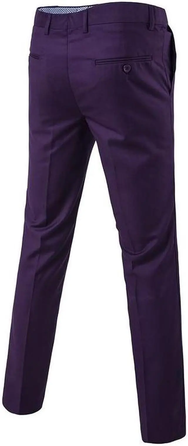 Alt view image 6 of 6 - Men's Suits Sets(3 pieces)slim fit one button