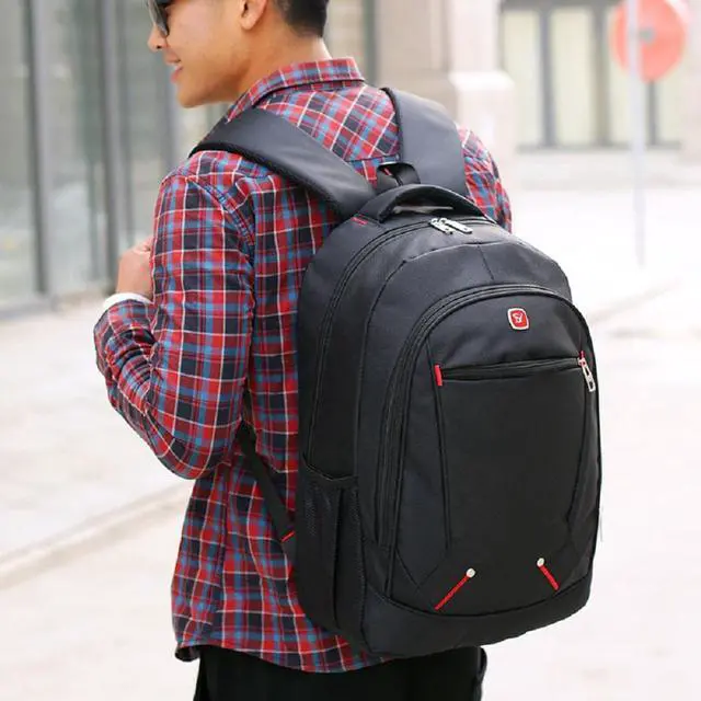 Alt view image 5 of 7 - Men's Backpack For Laptop Traveling Backpacks