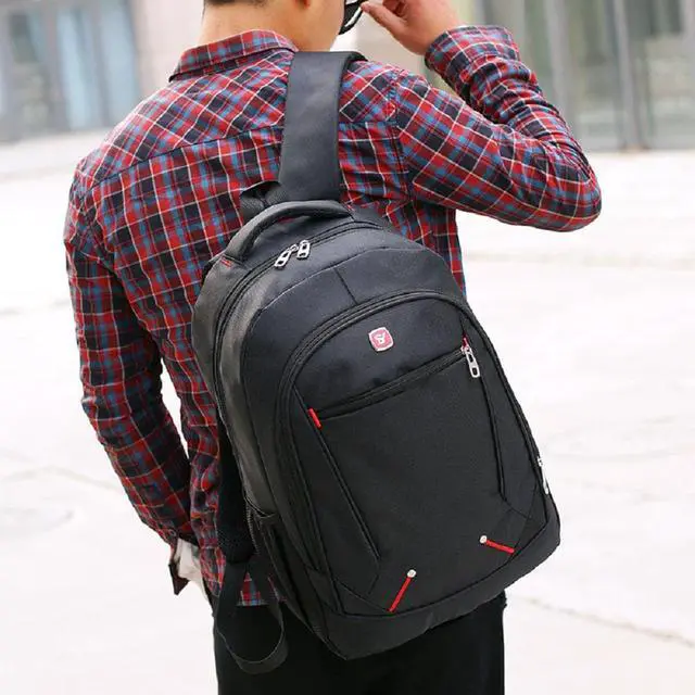 Alt view image 4 of 7 - Men's Backpack For Laptop Traveling Backpacks