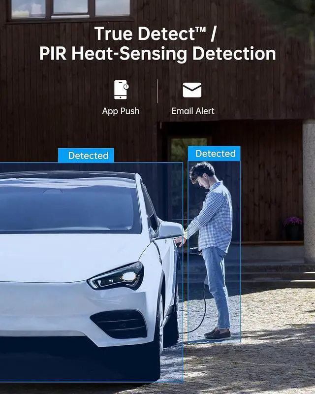 Alt view image 5 of 6 - Swann Home Security Camera, 1080p DVR Bullet Surveillance Cameras with 1TB HDD, 8 Channel 8 Cam, Indoor Outdoor Wired Surveillance Camera, WiFi Dongle, Color Night Vision, Heat Motion Detection, LEDs