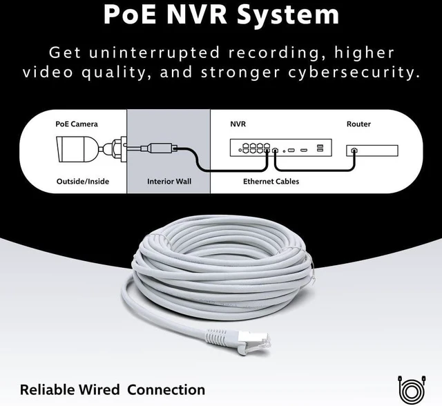 Alt view image 7 of 7 - Swann AdvancedX Wired NVR 4K Security Camera System, 8 Channels, 4 PoE Cameras Outdoor, 1TB HDD Storage, Color Night Vision, Smart AI Video Analytics/Alerts, Motion Detection, 24/7 Recording