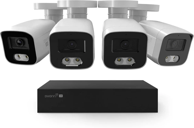Main image of Swann EliteX 12MP Series / 8ch NVR / 2TB / 4X EX12MPB 12MP Bullet IP Cameras