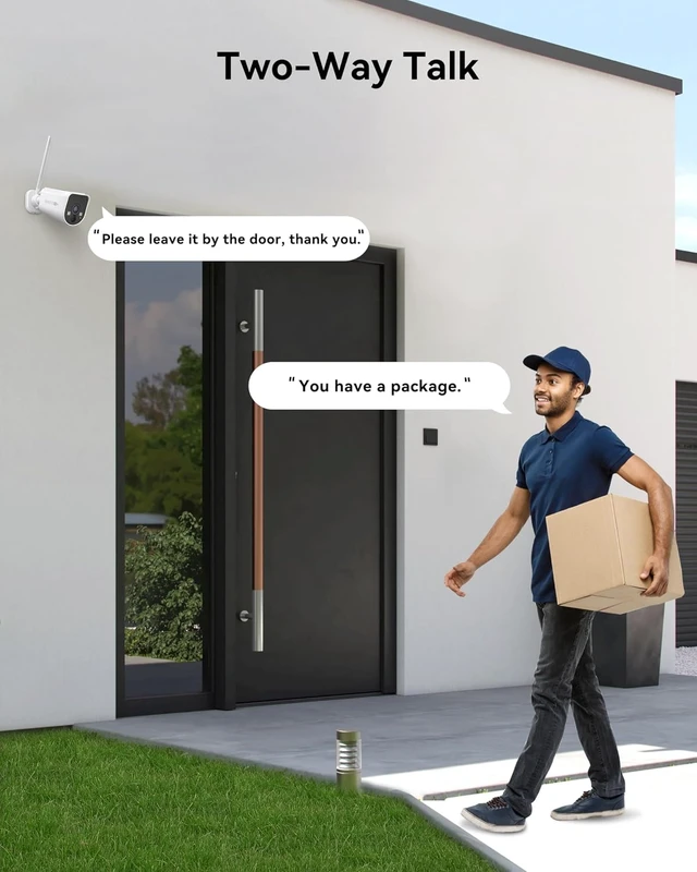 Alt view image 5 of 7 - Swann MaxRanger4K Solar Wireless Outdoor Security Cameras, 2-Camera Kit, Up to 2,000 ft Range, Built-In Solar, 4K Color Night Vision, Person and Vehicle Alerts, 64GB Local Storage, No Subscription