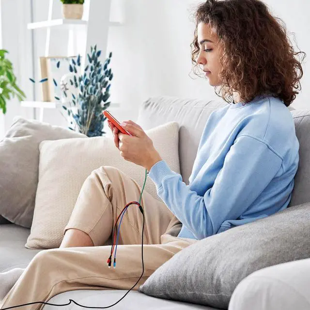 Alt view image 6 of 7 - KEHIPI Multi Charging Cable 4A, [5Ft/ 2Pack] 4 in 1 Charger Cable,Braided Multiple USB Cable Universal Phone Charging Cord with IP/Type C/Micro USB Port for iPhone16/15/14/13 Series/Samsung Series/PS