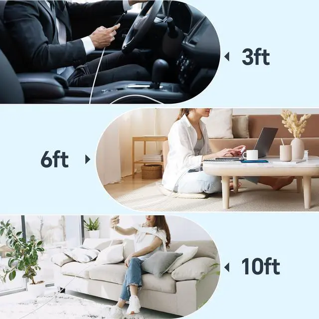 Alt view image 6 of 7 - KEHIPI 60W USB C to USB C Cable 2 Pack 6.6ft USB C Charger Cable for Android/Laptop, Type C Fast Charging Cable C Charger Cord Compatible with iPhone 16/15/Pro/Max/Plus/MacBook/iPad Pro/Air/Samsung
