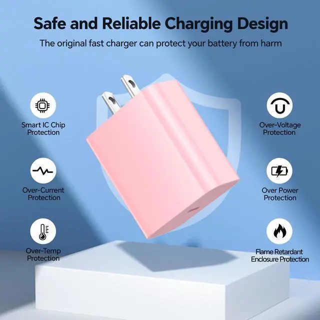 Alt view image 3 of 7 - KEHIPI for iPhone Charger Fast Charging,MFi Certified 3 Pack 20W PD USB C Wall Charger Adapter with 6FT USB C to ightning Fast Charging Cable Compatible with iPhone 14/13/12/11/Pro/Pro Max/Xs/Xr/X