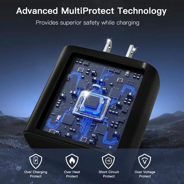 Alt view image 3 of 7 - KEHIPI 45W Samsung Super Fast Charger Block, Type C Fast Charging Block with 3FT USB C Charger Cable Compatible with Samsung Galaxy S24 S23 S22 S21 S21+/S21 Ultra/S20/S20 Ultra/Note 20 Ultra