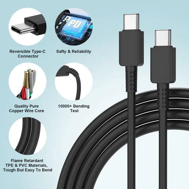 Alt view image 6 of 7 - for Samsung Galaxy Super Fast Charging Cord Type C Charger, 25w Android Phone Charger Block &10ft USBC to USB-C Cable for Galaxy S25/S24 Ultra/S24 S23 S22 S21 S20 (Ultra/Plus),iPad Pro/Air/Mini 2Pack