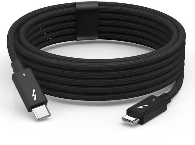 Main image of KEHIPI Thunderbolt 4 Cable, 6.6FT Long USB C Data Cord, Support 40Gbps/240W Fast Charging/8K Display for USB4, Thunderbolt 3 Cable, Flexible 6.6Foot USBC to USB C Woven Cables for iPhone 16/15