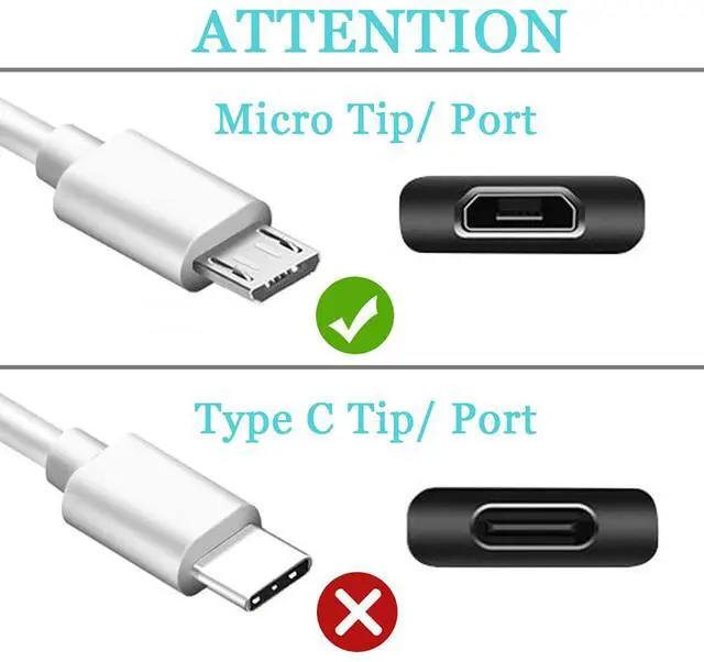 Alt view image 2 of 5 - KEHIPI Micro Wall Charger Compatible with Samsung Galaxy Tab A 10.1 (2016), 8.0, 7.0, 9.7, Tab E, S2, Tab 4, 3, SM-T580/ 550/530/ 387/585/ 290/295 Tablet with 5Ft Charging Cable Cord (Black)