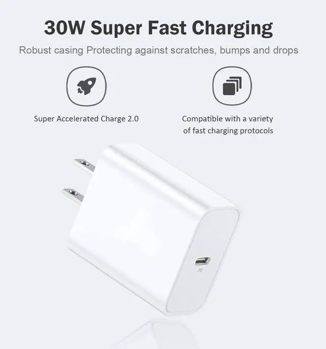 Alt view image 4 of 6 - KEHIPI 27W 15W Adapter Power Cord Fit for eero 6, eero-Pro-6 mesh WiFi Router, eero 6 Extender, eero 6+, eero Pro 6E USB Type C Wall Plug Charger with 6.6Ft Power Cord