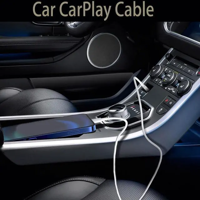 Alt view image 2 of 5 - KEHIPI 6.6FT iPhone 17/16/15 Carplay Charger Cable, USB A to USB C Woven Charging Cord for Apple Carplay USB C Cable for iPhone 17 Air 16e 16 15 Pro Max Plus for IPad USB Type C C Braided Charging