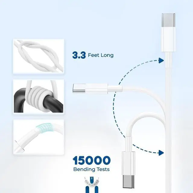 Alt view image 5 of 6 - KEHIPI iPhone 17/16/15 Car CarPlay Charger Cable USB A to USB C Charging Cord for Apple Carplay USB C Cable, iPhone 17/16/15 Pro Plus Pro Max, iPad USB Type C Cord Wire 3.3FT