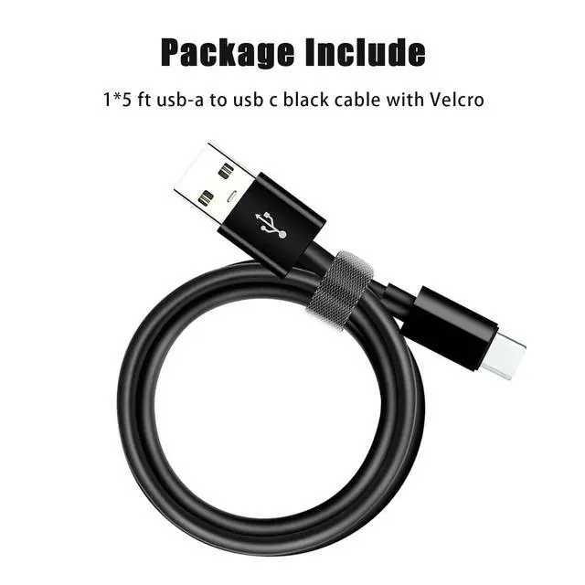 Alt view image 4 of 6 - KEHIPI 5FT USB C Cable for Apple TV Remote (3rd) & Apple TV 4K Remote (3rd) USB-A to USB C Cable for Apple Tv Siri Remote (3 rd Generation), Apple Tv 4K Remote (3rd Gen), iPhone 17 16e 16 15 Charging