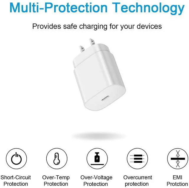 Alt view image 4 of 7 - KEHIPI Type C Charger Fast Charging - 25W USB C Charger Block, Android Phone Wall Charging with 6Ft Type C to C Cable for Galaxy S25 Ultra/S25/S25+/S24 Ultra/S24/S24+/S23/S22 S21/S20/Note 20/Note 10