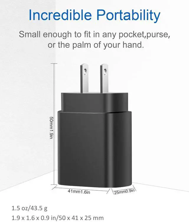 Alt view image 5 of 7 - KEHIPI Type C Charger Fast Charging for Samsung - 25W USB C Charger Block,Android Phone Wall Charging with 6Ft Type C to C Cable for Galaxy S25 Ultra/S25/S25+/S24 Ultra/S24/S24+/S23/S22/Note 20(Black)