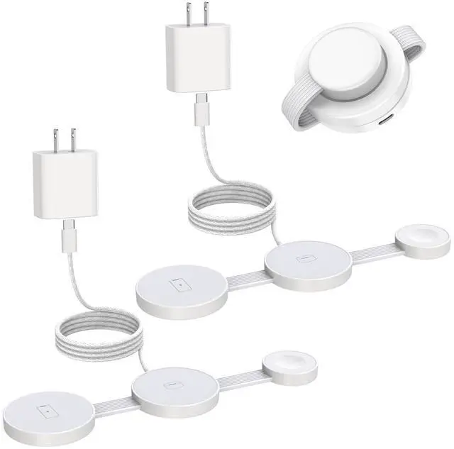 Main image of KEHIPI Magnetic Wireless Charging Station 3in1 Fast iPhone Charging Pad Foldable Travel MagSafe Charger Station Dock Apple Mag-Safe Charger for iPhone 16 Pro Max/16Plus/15 ProMax/14/13/12,Apple Watch