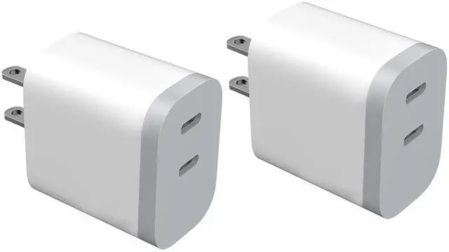 Main image of KEHIPI Dual Port C Charger, Type-c Fast Charging Block, Wall Adapter, USB C Phone Charging Plug for iPhone 16 Pro Max/16 Pro/16/16 Plus, 15 Pro Max/15 Pro/15,iPad Pro/Air, Android Phone