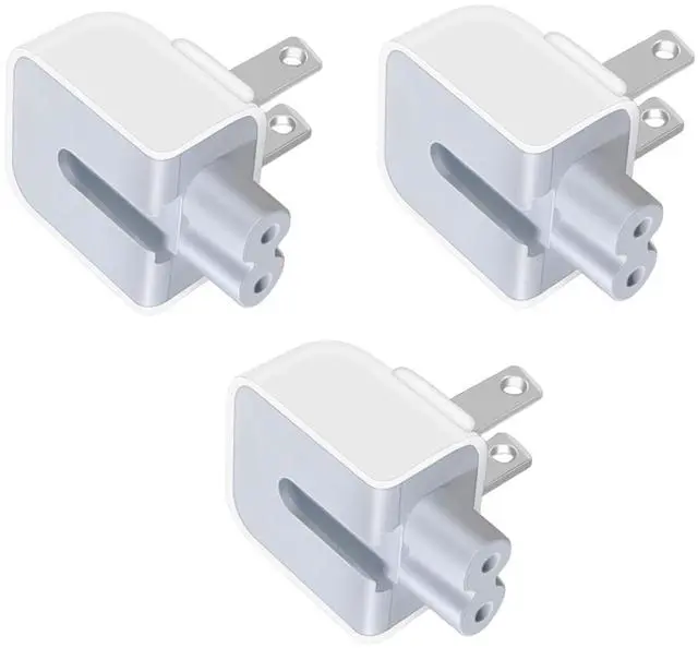 Main image of KEHIPI 3-Pack  US-Standard Power Plugs, Duckbill - Style Power adapters, US - Standard Travel adapters, Suitable for iPhone, Computers, iPads and More.