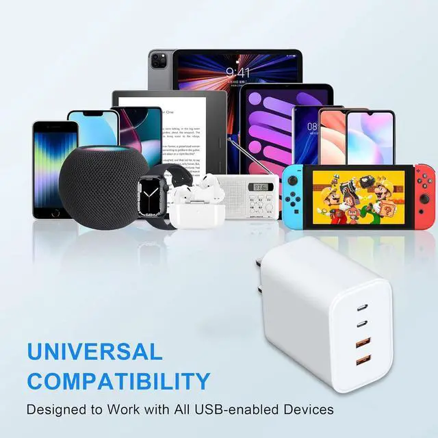 Alt view image 5 of 7 - KEHIPI USB c Charger,Wall Charging Adapter,USB Charger Block Multiple Ports with C to C Cables for iPhone 16/16 Plus/16 Pro/16 Pro Max/iPhone 15/15 Plus/15 Pro/15 Pro Max