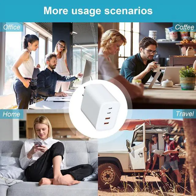 Alt view image 7 of 7 - KEHIPI USB c Charger,Wall Charging Adapter,USB Charger Block Multiple Ports with C to C Cables for iPhone 16/16 Plus/16 Pro/16 Pro Max/iPhone 15/15 Plus/15 Pro/15 Pro Max