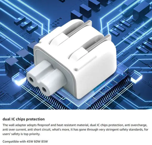 Alt view image 3 of 6 - KEHIPI 3-Pack  US-Standard Power Plugs, Duckbill - Style Power adapters, US - Standard Travel adapters, Suitable for iPhone, Computers, iPads and More.
